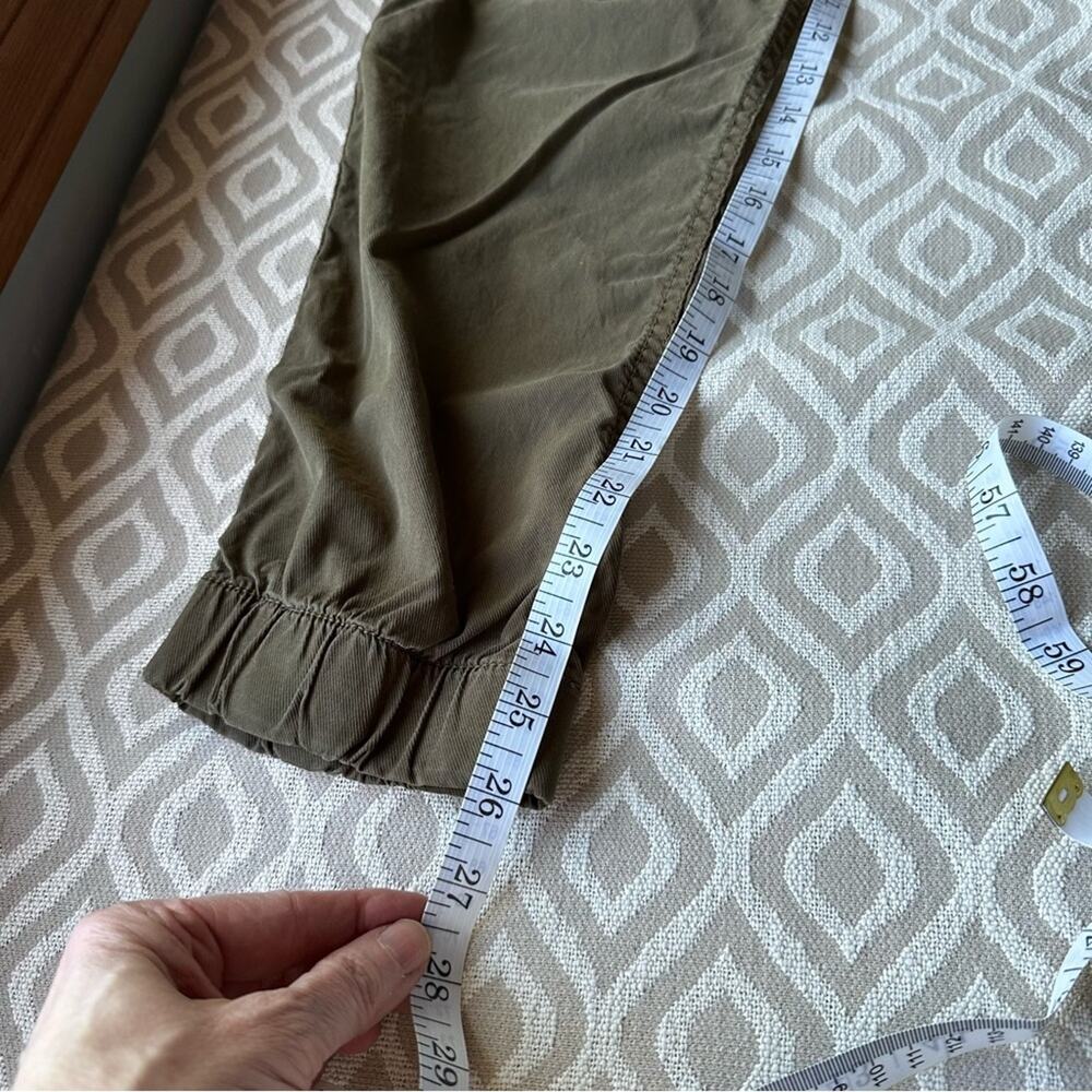 Anthropologie Army Green Cargo Jogger sz 26 Military Inspired Boho Chic - Picture 5 of 10